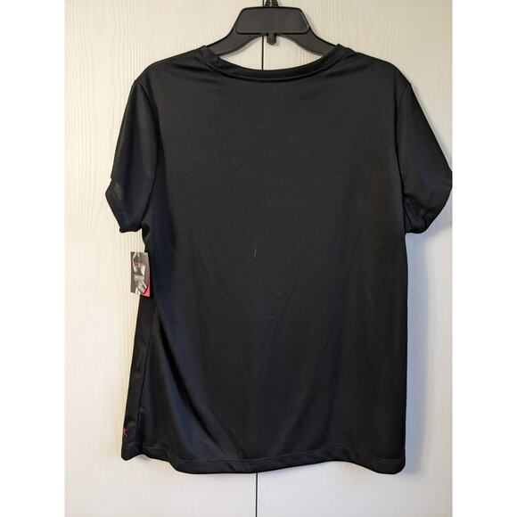 Danskin Now Women's Black Short Sleeve Round Neck Polyester T-shirt Top Size XXL - Picture 2 of 4